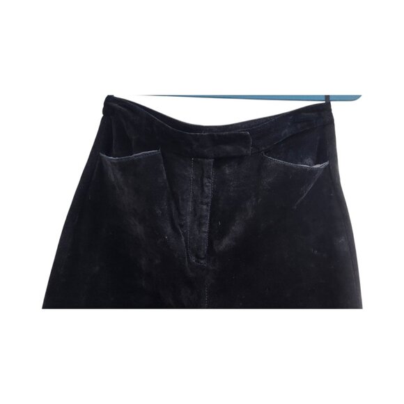SONOMA Genuine Leather Pants Women’s Size 8 Black 100% Leather Vintage High Rise - Picture 4 of 13